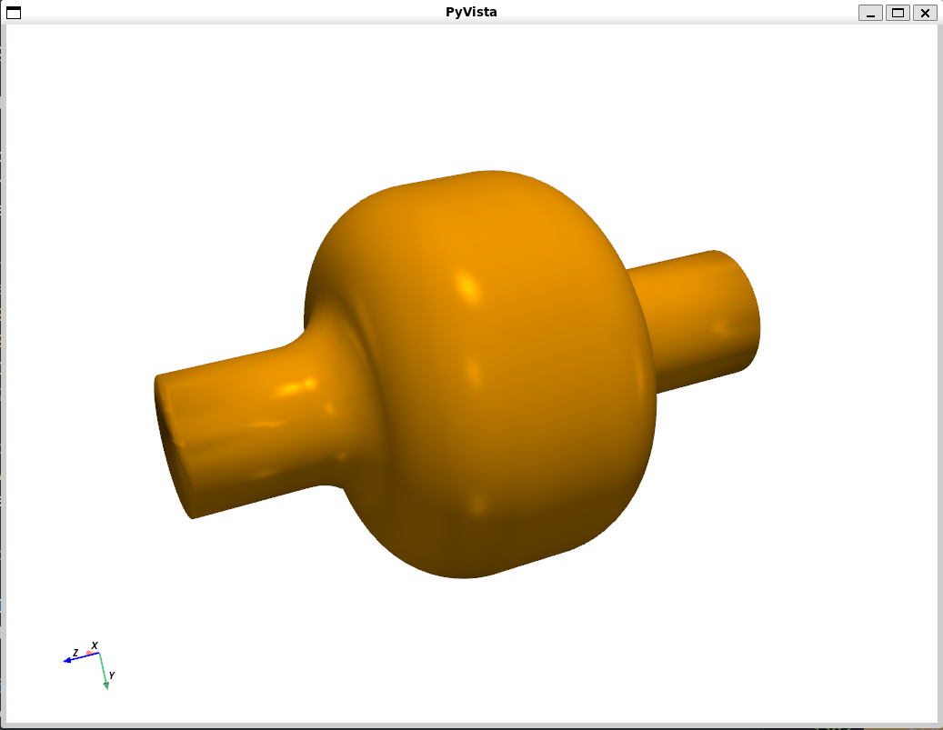 geometry plot example using a few pyvista **kwargs